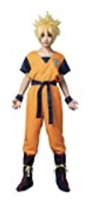 Unisex Saiyan Cosplay Costume Top Pants With Belt Size Large • $4