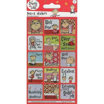 Charlie & Lola Reward Stickers SG30534 • £5.59