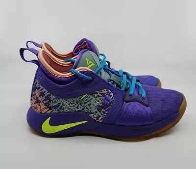 Nike PG 2 ‘Mamba Mentality’ Basketball Shoes Purple AO2986-001 Mens Size 8 • $20