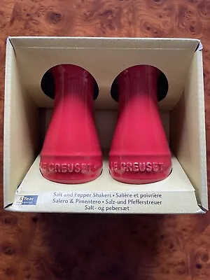Le Creuset Salt And Pepper Shakers - Red • £20