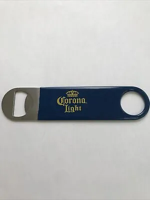 Blue Corona Light Metal Beer Bottle Opener Stainless Rubber NEW!! FREE SHIP!!!!! • $7.50