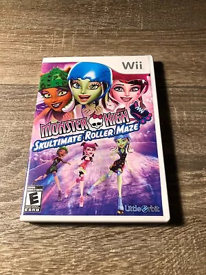 Monster High: Skultimate Roller Maze (Nintendo Wii 2012) CIB Complete W/ Manual • $12