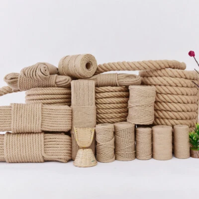 £7.95 • Buy Sisal Ropes Jute Twine Rope Natural Hemp Cord Decor Cat Pet Scratching Home DIY
