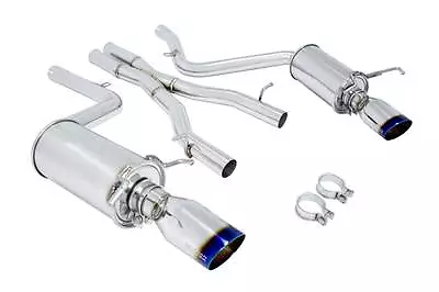 Megan Oe-rs Cat Back Exhaust Burnt Roll Tips For 08-14 Benz C300 / C350 V6 Sedan • $2500