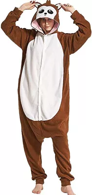 Unisex Hooded One Piece Animal Critters Costumes Pajamas -Monkey Baboon Sz SMALL • £22.15