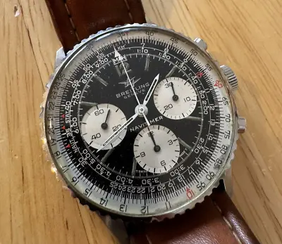 Vintage 1970s Breitling Navitimer Ref. 806 Ser. 1428543 Manual Chronograph Watch • $3199.99