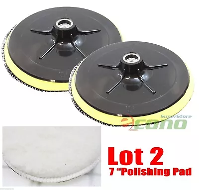 New 2pc 7  Polisher/buffer Bonnet & Pad For Polishing/buffing • $12.65