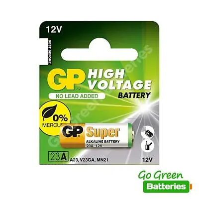 1 X GP A23 12V Alkaline Battery MN21 23A LRV08 K23A E23 Door Bell Chime Lighter • £2.69