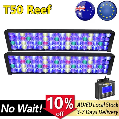 PopBloom LED Aquarium Light Full Spectrum Reef Coral Marine Tank 60 120 180 240 • $350.10