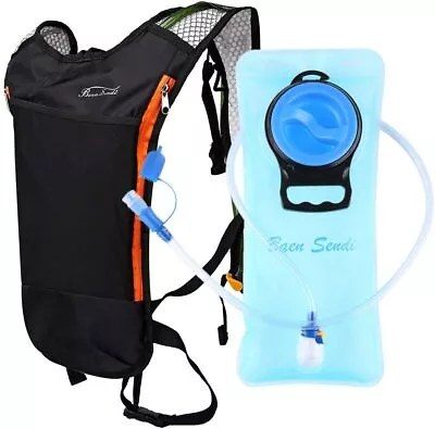 Mochila De Hidratacion Con Bolsa De Agua De Mochila 2L: Ideal Para Exteriore... • $26.99