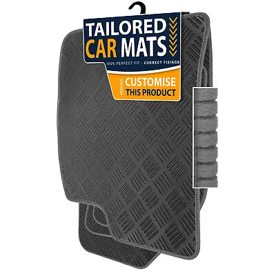 To Fit Nissan 200 SX S13 1989-1994 Checker Rubber Car Mats • $49.31