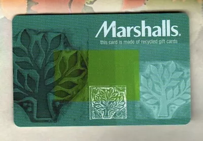 MARSHALLS Trees Recycle ( 2008 ) Gift Card ( $0 ) • $2.50