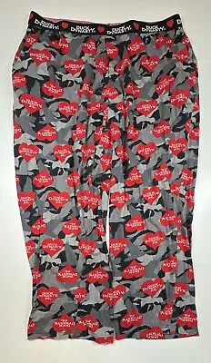 Duck Dynasty Mens Size XL Duck Camo Hearts Pajama Pants Comfy Lounge Elastic • $17.95