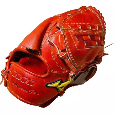 Mizuno Pro 12inch Pitcher Right Orange 5DNA Flagship Shop Limited Glove F/S Used • $314.16