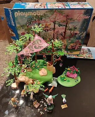 Playmobil 9132 Fairies Magical Fairy Forest 100% Complete Excellent Condition • £18.99