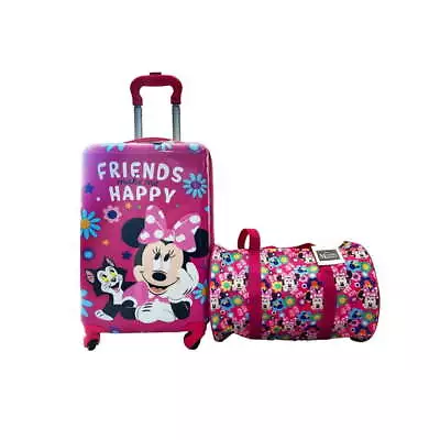 Luggage Duffel Set Disney Minnie Mouse Kid's 18  ABS Hard-Side Spinner Set • $108.99