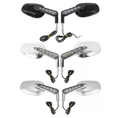 $52.99 • Buy Rearview Mirrors LED Turn Signals Fit For Harley VRod V-ROD Muscle 2009-2017 16