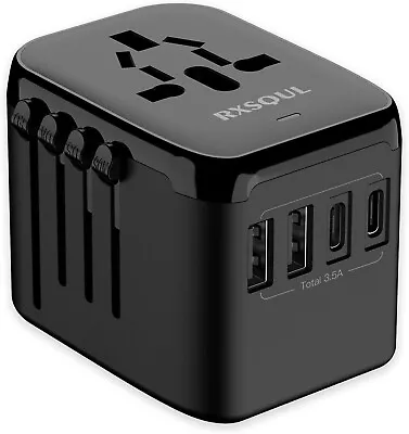 EPICKA Universal Travel Adapter One Worldwide International Wall Charger AC Plug • $32.99