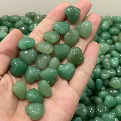 5pc Natural Aventurine Mini Love Heart Stone Quartz Crystal Skull Gift A • $0.10