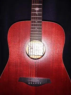 $89 • Buy Palmer Pd46ch Dreadnought -unique Satin Cherry-detailed Body Inlays -gig Bag-new