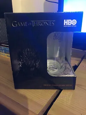 Game Of Thrones House Stark Glass Stein • £18