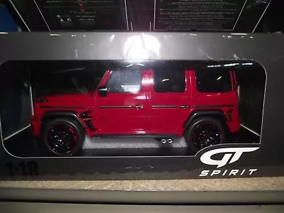 Spirit Gt 1/18 GT897 2022 Mercedes Benz G Wagon Brabus 6900 Rocket Red NIB • $28