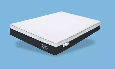 Luxury Double Gel Memory & Bamboo Foam 1000 Pocket Spring Mattress 27cm Firm • £159