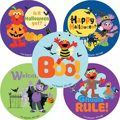 25 Sesame Street Halloween  Stickers Party Favors Teacher Supply BOO! Elmo • $3.65