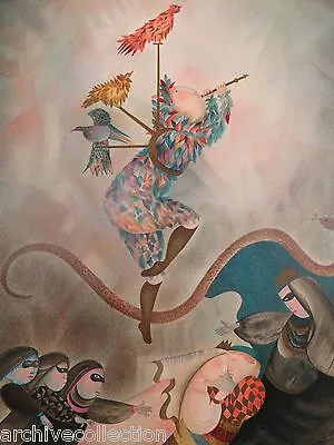 Graciela Rodo Boulanger  Magic Flute  Original Lithograph Art • $1500