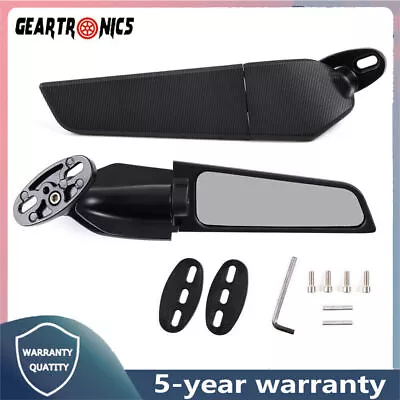 Adjustable Rotating Rearview Side Mirror For YAMAHA YZF R6 R1 R25 R3 R125 R15 • $22.99