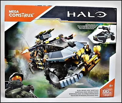 Halo Mega Construx Bloks Dpj92 Dual Mode Warthog Feat Spartan Warmaster & Hermes • $138.47