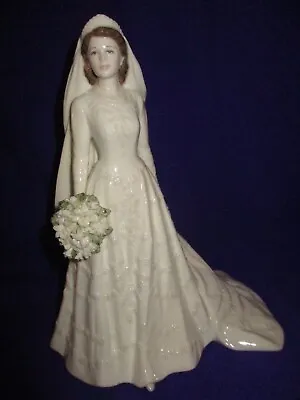 Coalport/Compton & Woodhouse - Royal Bride - The Queen Limited Edition Figurine • £72