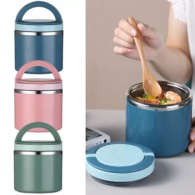 1000ml Thermal Insulated Lunch Box Food Soup Container Student Adult Portable • £8.99