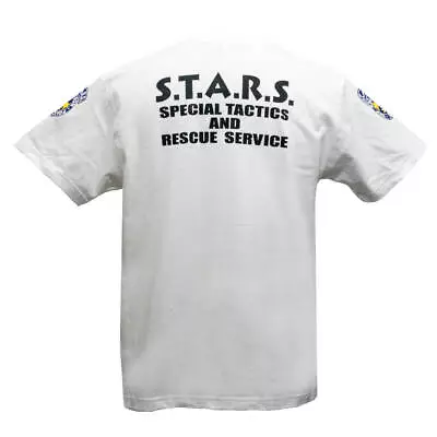 Resident Evil Official S.T.A.R.S. Stars T-shirt L Size White  Umbrella JAPAN JP • $76.89