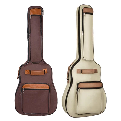 $39.82 • Buy Electric Guitar Bass Bags Carrying Case Storage With Adjustable Straps Portable