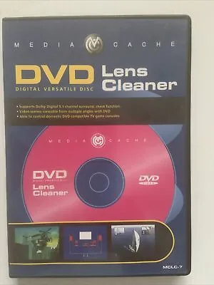 DVD Media Cache  Lens Cleaner Disc MCLC 7 Original Case  TV Game Consoles • $14.99