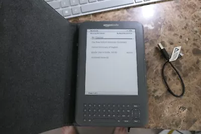 Amazon Kindle Reader Keyboard Wi-Fi 6  4GB D00901 3rd Generation • $39.98