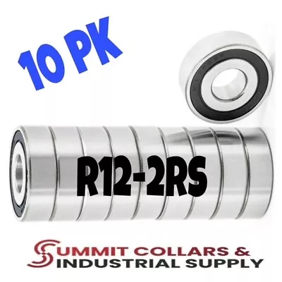 R12-2RS C3 EMQ Premium Sealed Ball Bearing 3/4 X1-5/8 X7/16  R12rs (10 QTY) • $19.99