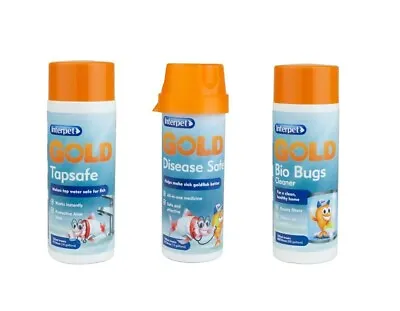 3 Pack Interpet Gold Disease Bio Bugs & Tap Safe Fish Tank Treatment  • £12.97