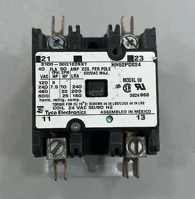 Tyco Contactor Coil 24V 50 Amp HVAC 1-Phase HN52PD024 • $19.75