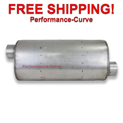 Heavy Duty Truck Exhaust Muffler Diesel 4  Offset / 4  Offset - FLO-PRO 2507 • $169.95