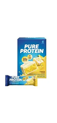 Worldwide Sports Pure Protein Bar Lemon Cake 6 Bars • $23.99