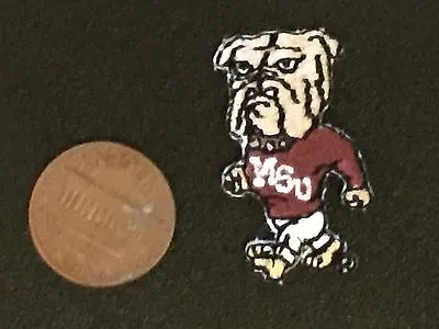 Mississippi State Bulldogs MSU 1 1/4  Walking Bulldog Mascot Logo Patch College • $4.98
