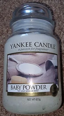 Yankee Candle Baby Powder Large Jar (New) • £25