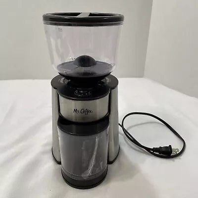 Mr. Coffee Grinder Automatic Burr Mill Stainless Steel BVMC-BMH23 Tested  • $26.50