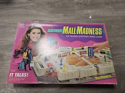 Electronic Mall Madness The Shopping Spree Game  1989 Milton Bradley Incomplete • $99.99