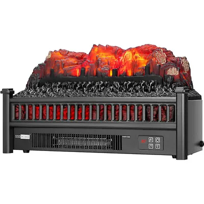 23  1400W Indoor Electric Fireplace Fake Log Insert LED Glowing With Remote • $94.99