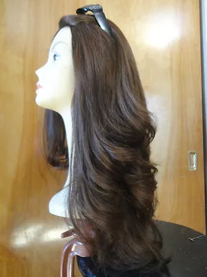 $1500 • Buy Malky Wig Sheitel European Multidirectional Wig Medium Reddish Brown 22  6 Large