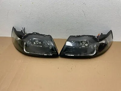 1999 To 2004 Ford Mustang Left+Right Set Side LED DRL Black Headlights 0840N DG1 • $101.83