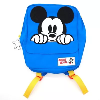 Walt Disney Store Mickey Mouse Peaking Backpack School Bag Toddler Kids Blue  • $24.99